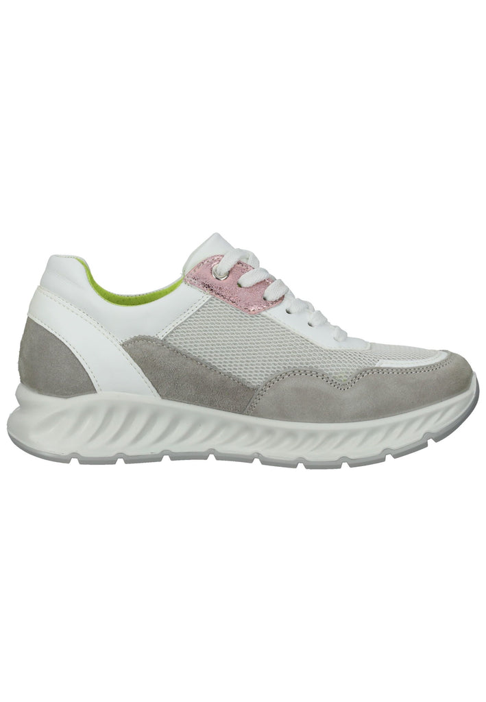 IMAC Sneaker Veloursleder/Mesh Grau/Weiß