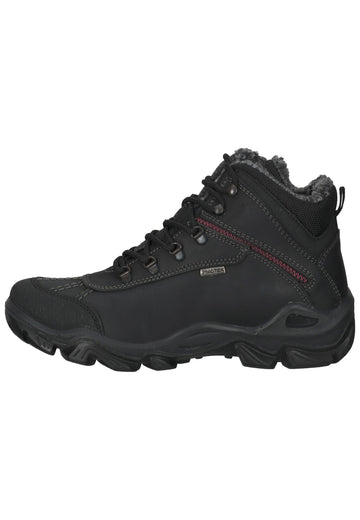 Sport- und Wanderschuhe IMAC Wanderschuhe Leder Schwarz Warmfutter