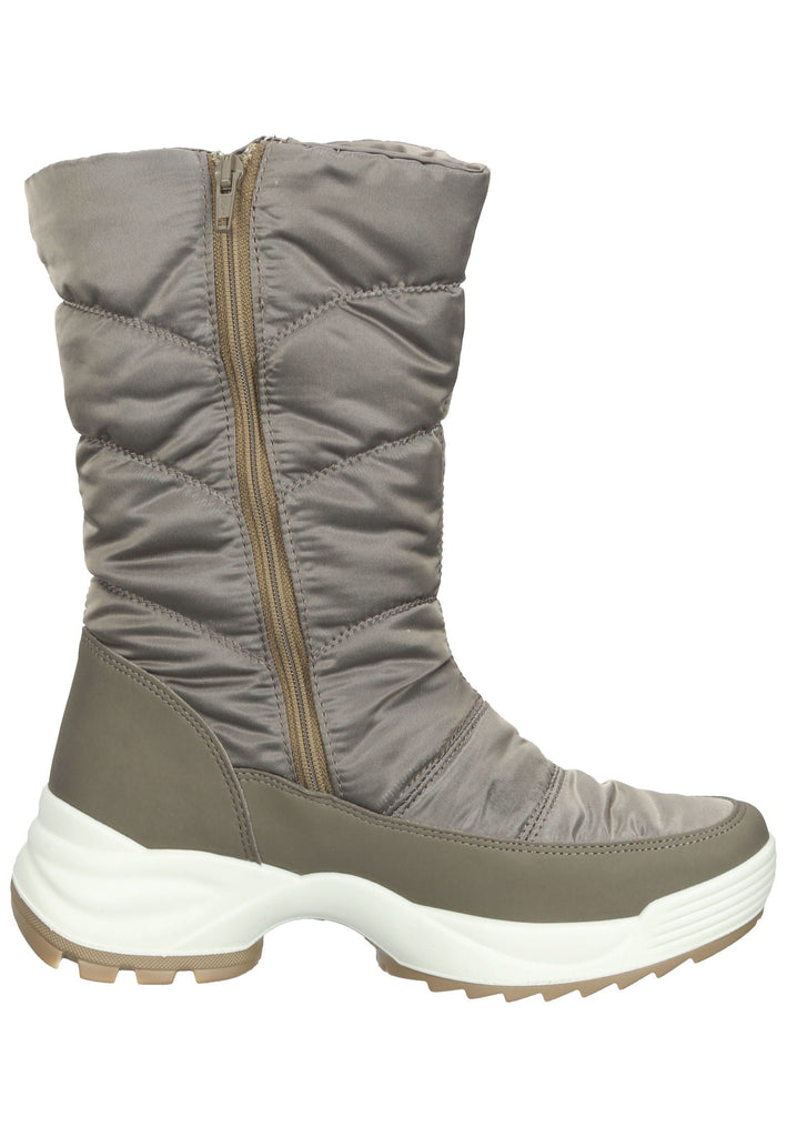 IMAC Stiefel Lederimitat Grau Warmfutter