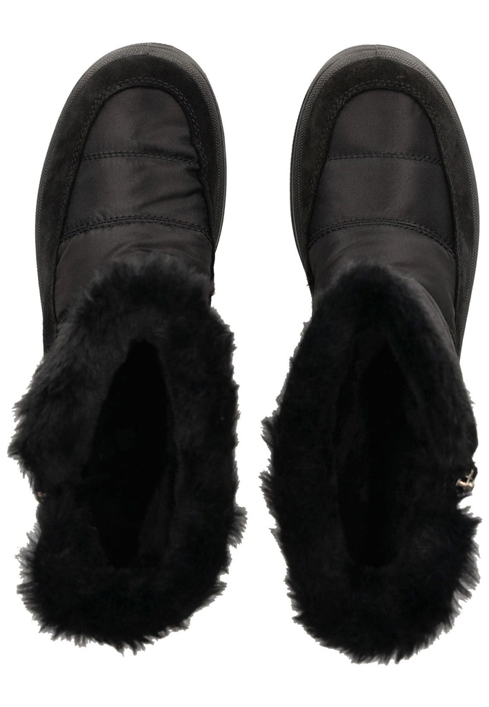 IMAC Stiefel Veloursleder Schwarz Warmfutter