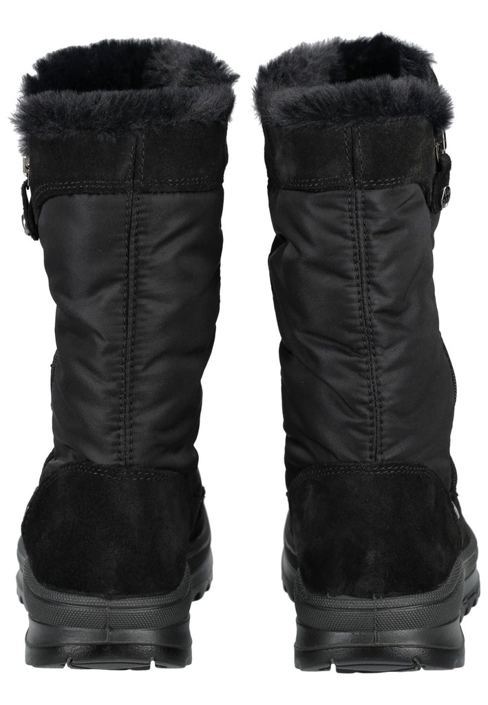 IMAC Stiefel Veloursleder Schwarz Warmfutter