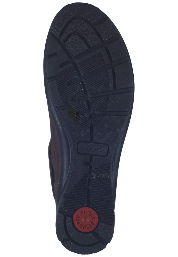 IMAC Stiefelette Leder Blau/Braun Warmfutter