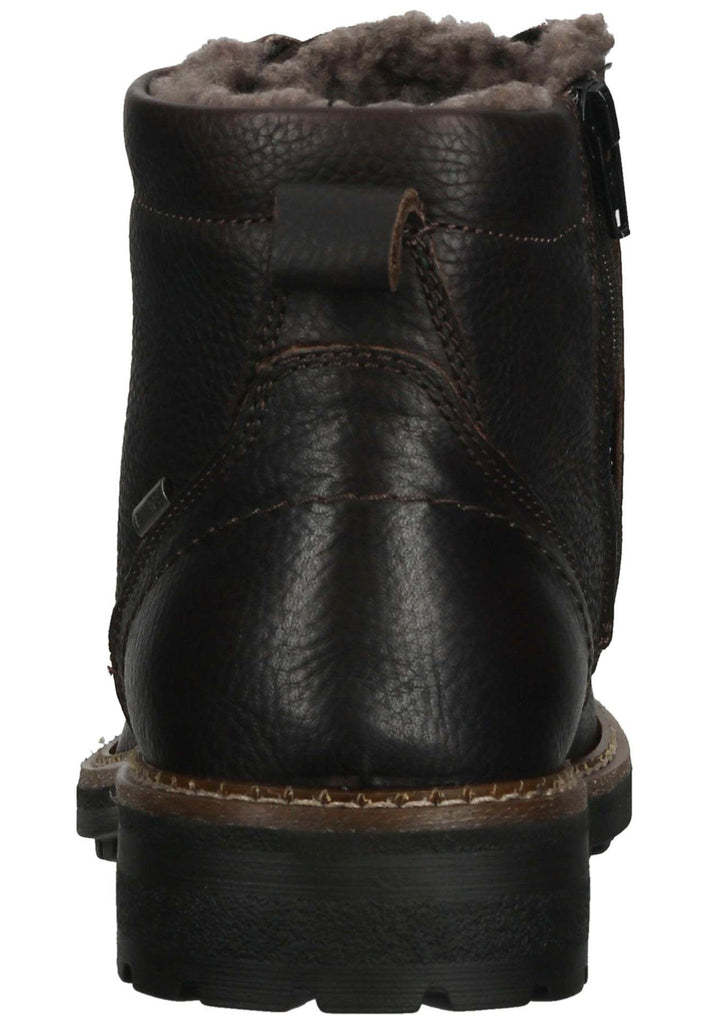 IMAC Stiefelette Leder Dunkelbraun Warmfutter