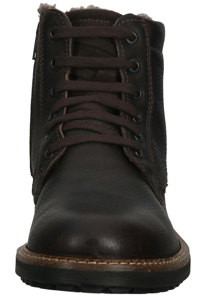 IMAC Stiefelette Leder Dunkelbraun Warmfutter