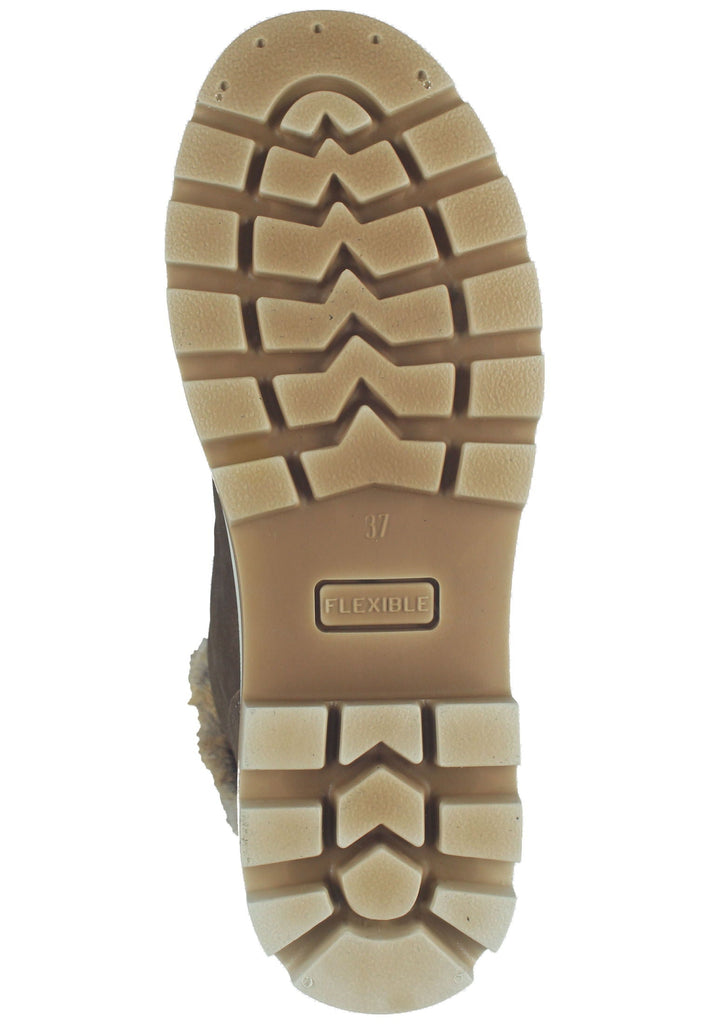 IMAC Stiefelette Leder Taupe Warmfutter