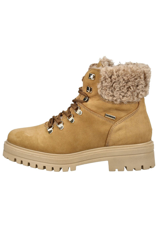 IMAC Stiefelette Nappaleder Camel Warmfutter