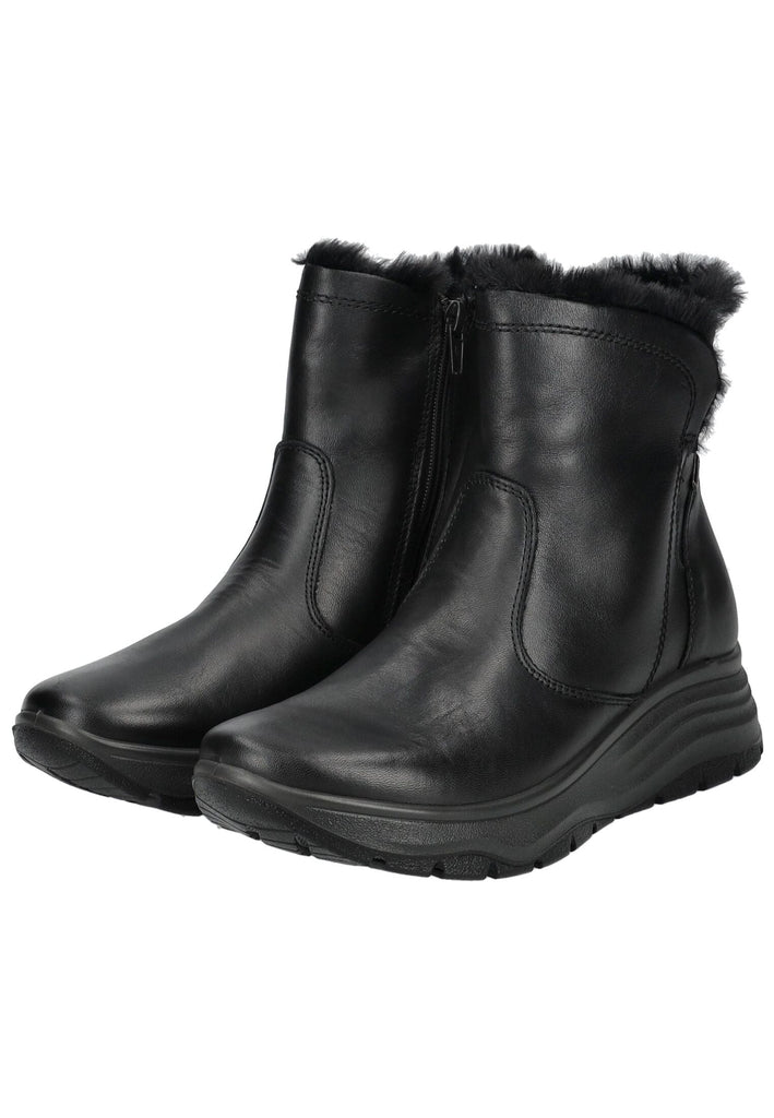 IMAC Stiefelette Nappaleder Schwarz Warmfutter
