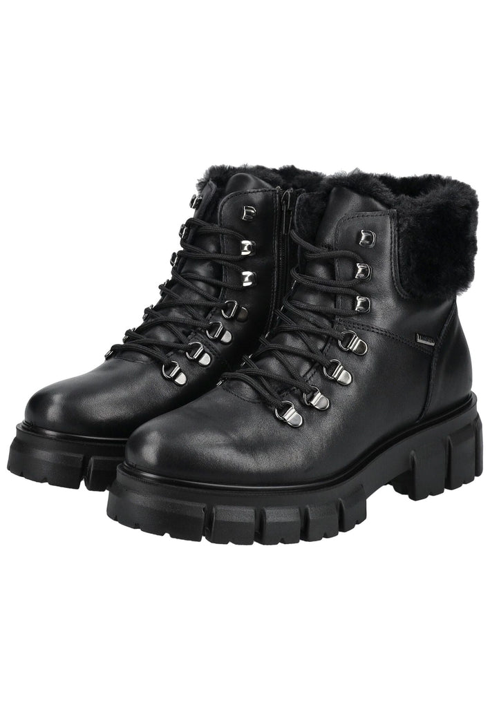 IMAC Stiefelette Nappaleder Schwarz Warmfutter