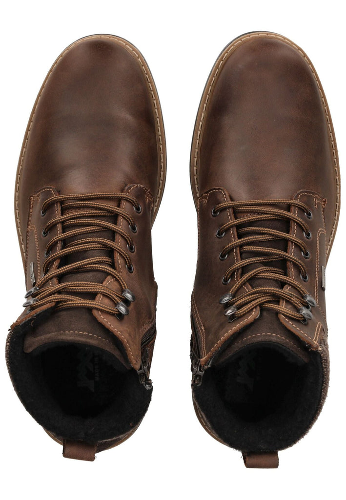 IMAC Stiefelette Nubukleder Braun Warmfutter