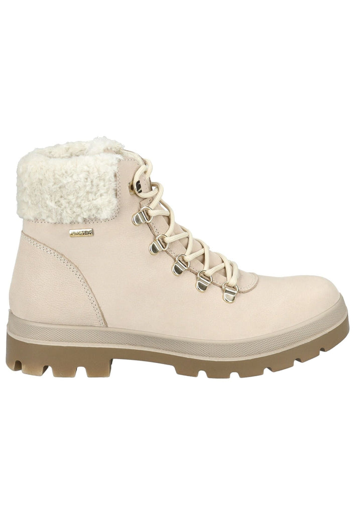 IMAC Stiefelette Nubukleder Hellbeige Warmfutter