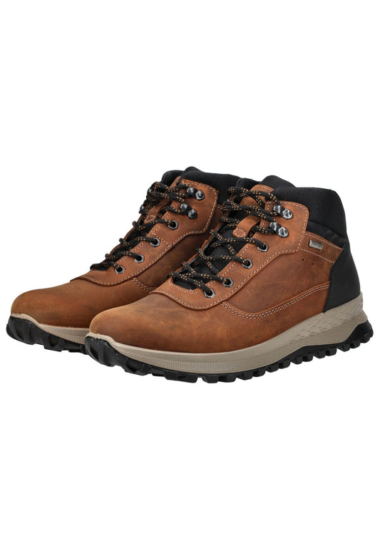 IMAC Stiefelette Nubukleder Hellbraun Warmfutter