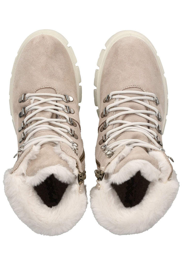 IMAC Stiefelette Veloursleder Beige Warmfutter