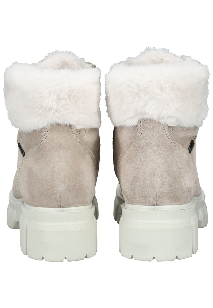 IMAC Stiefelette Veloursleder Beige Warmfutter