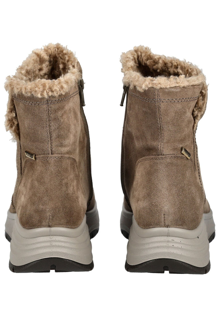 IMAC Stiefelette Veloursleder Beige Warmfutter