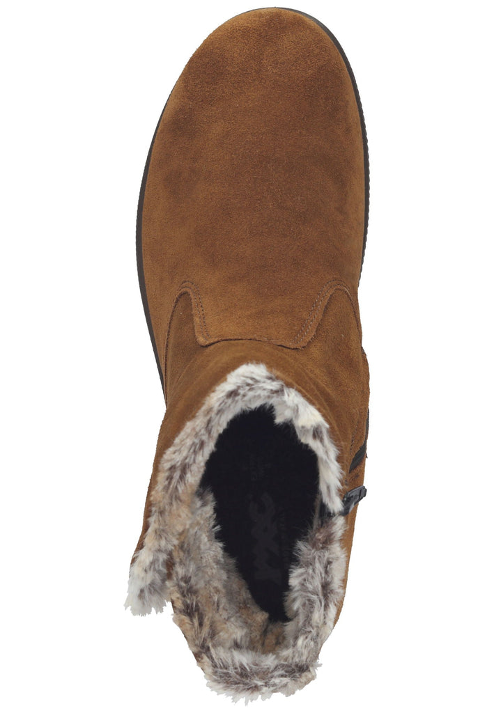 IMAC Stiefelette Veloursleder Cognac Warmfutter
