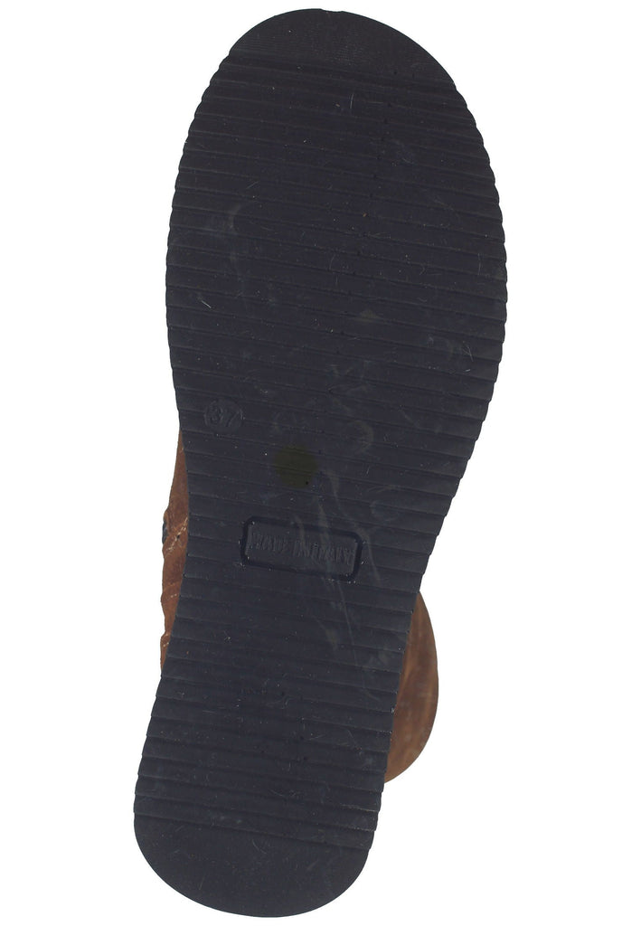 IMAC Stiefelette Veloursleder Cognac Warmfutter