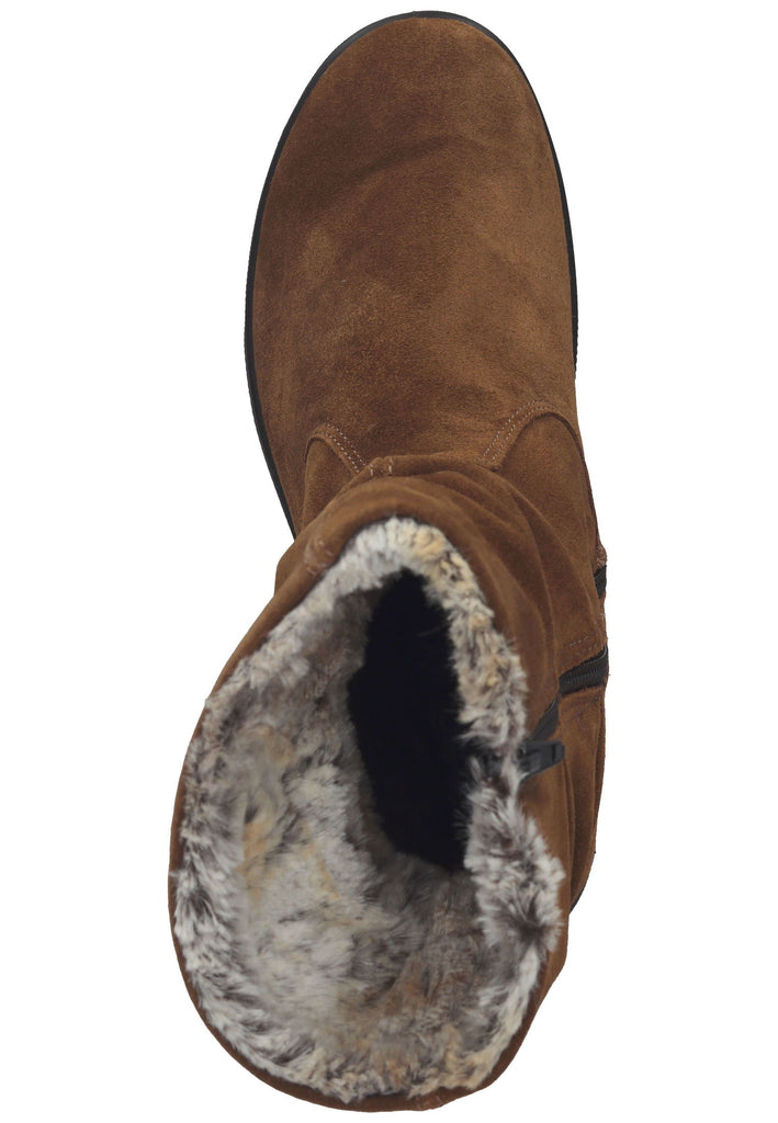 IMAC Stiefelette Veloursleder Cognac Warmfutter