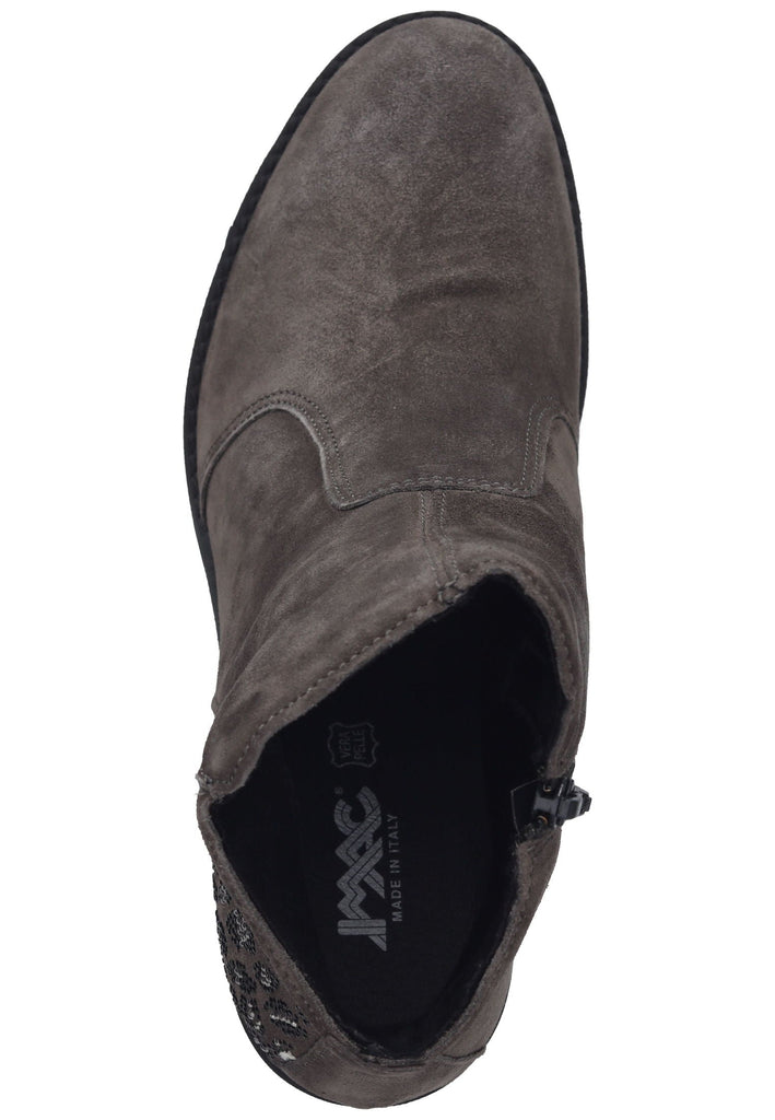 IMAC Stiefelette Veloursleder Dunkelgrau