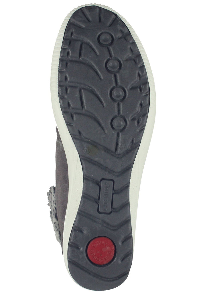 IMAC Stiefelette Veloursleder Dunkelgrau Warmfutter