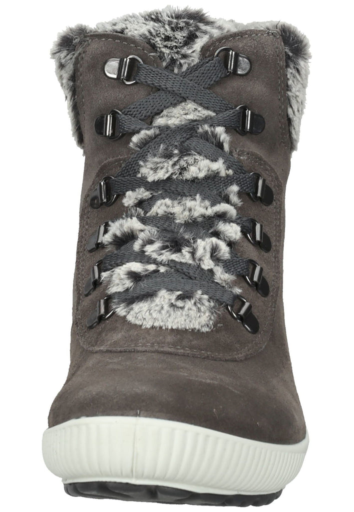 IMAC Stiefelette Veloursleder Dunkelgrau Warmfutter