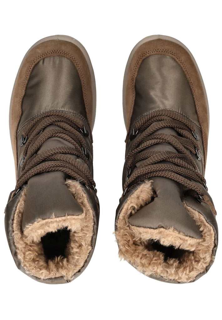 IMAC Stiefelette Veloursleder Grau Warmfutter