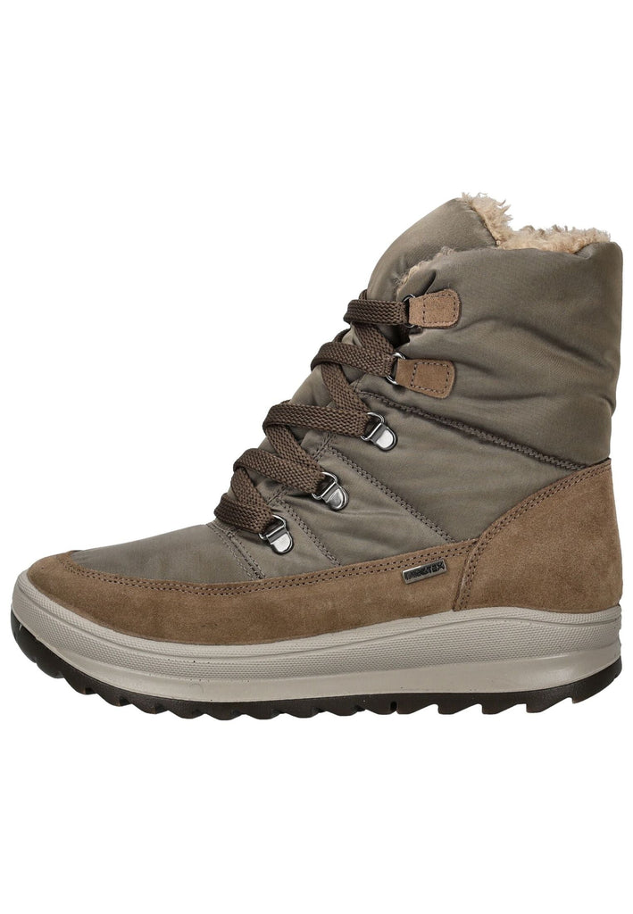 IMAC Stiefelette Veloursleder Grau Warmfutter