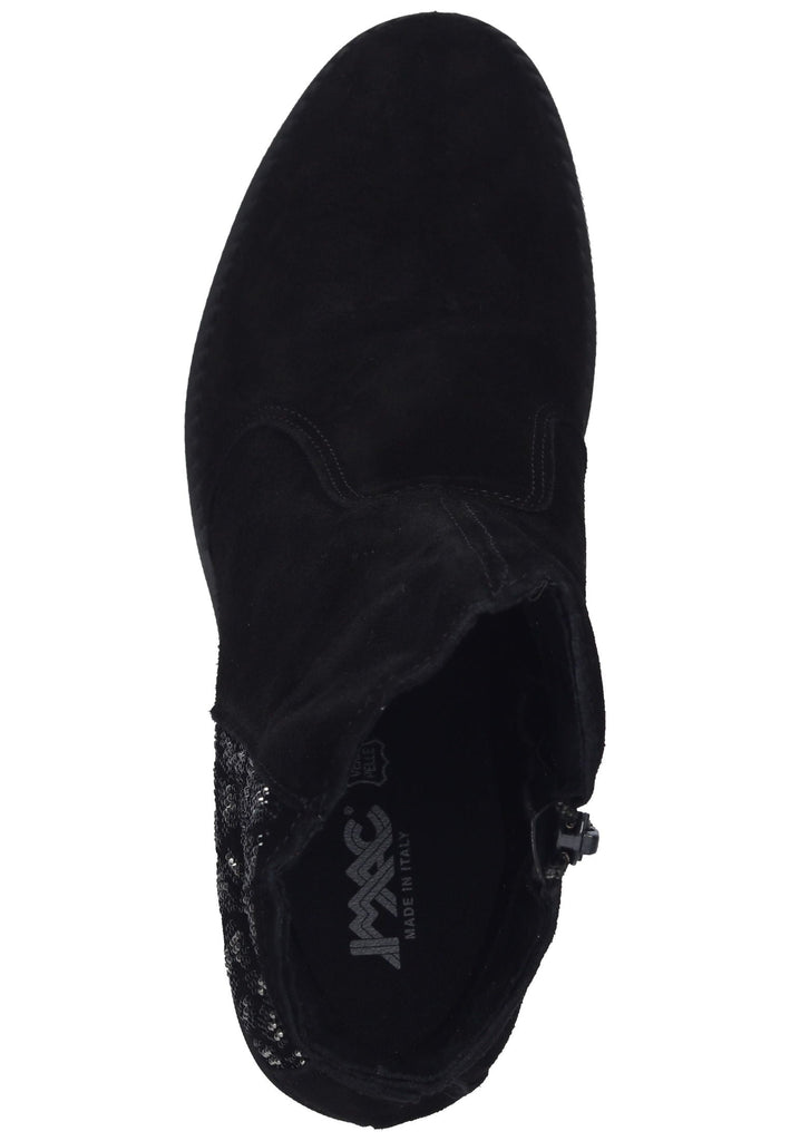 IMAC Stiefelette Veloursleder Schwarz