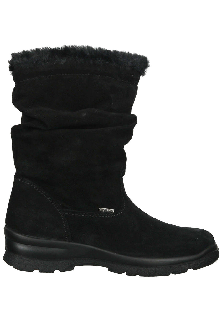 IMAC Stiefelette Veloursleder Schwarz Warmfutter