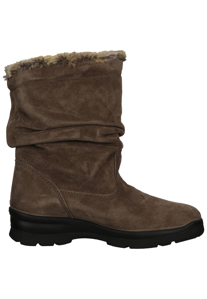 IMAC Stiefelette Veloursleder Taupe Warmfutter