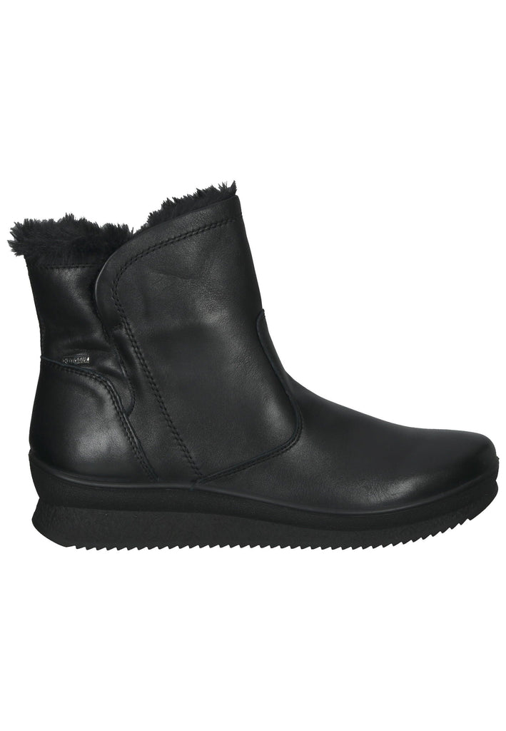 Stiefeletten IMAC Stiefelette Glattleder Schwarz Warmfutter