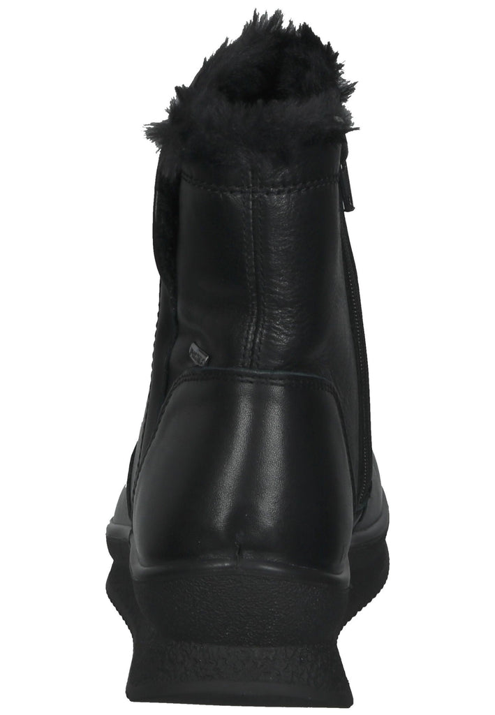 Stiefeletten IMAC Stiefelette Glattleder Schwarz Warmfutter