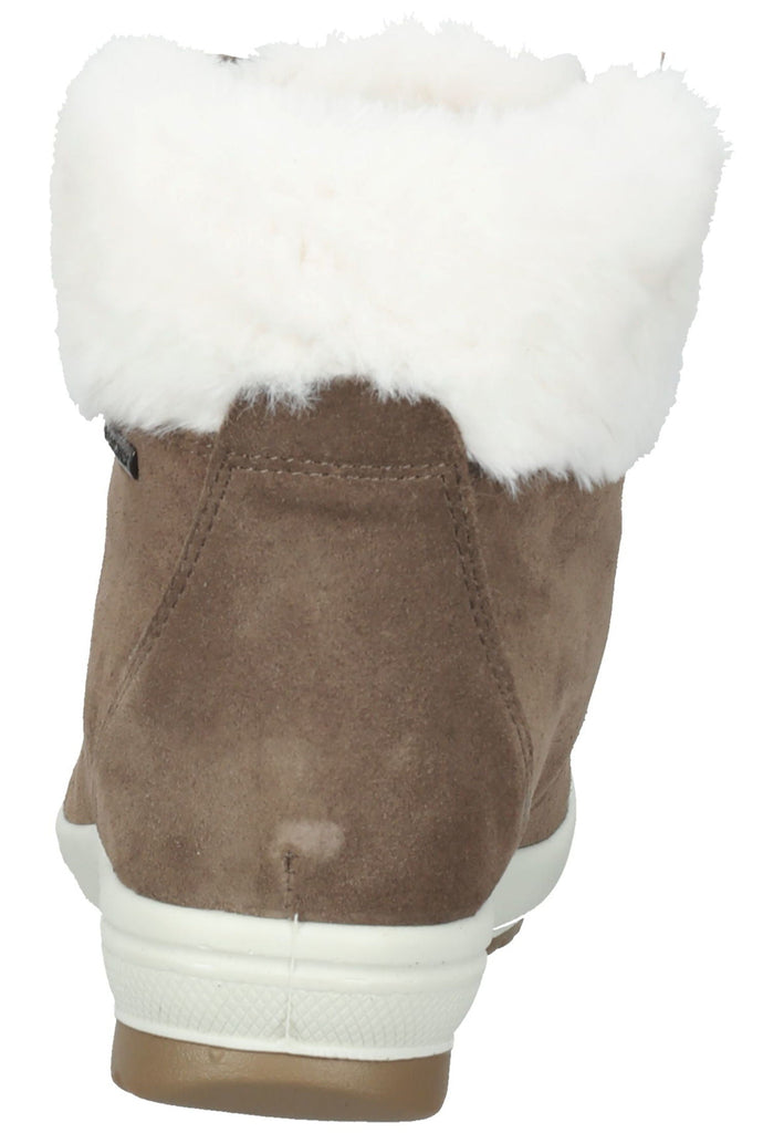 Stiefeletten IMAC Stiefelette Veloursleder Beige Warmfutter