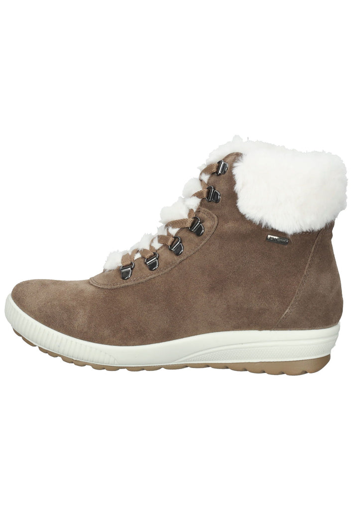 Stiefeletten IMAC Stiefelette Veloursleder Beige Warmfutter