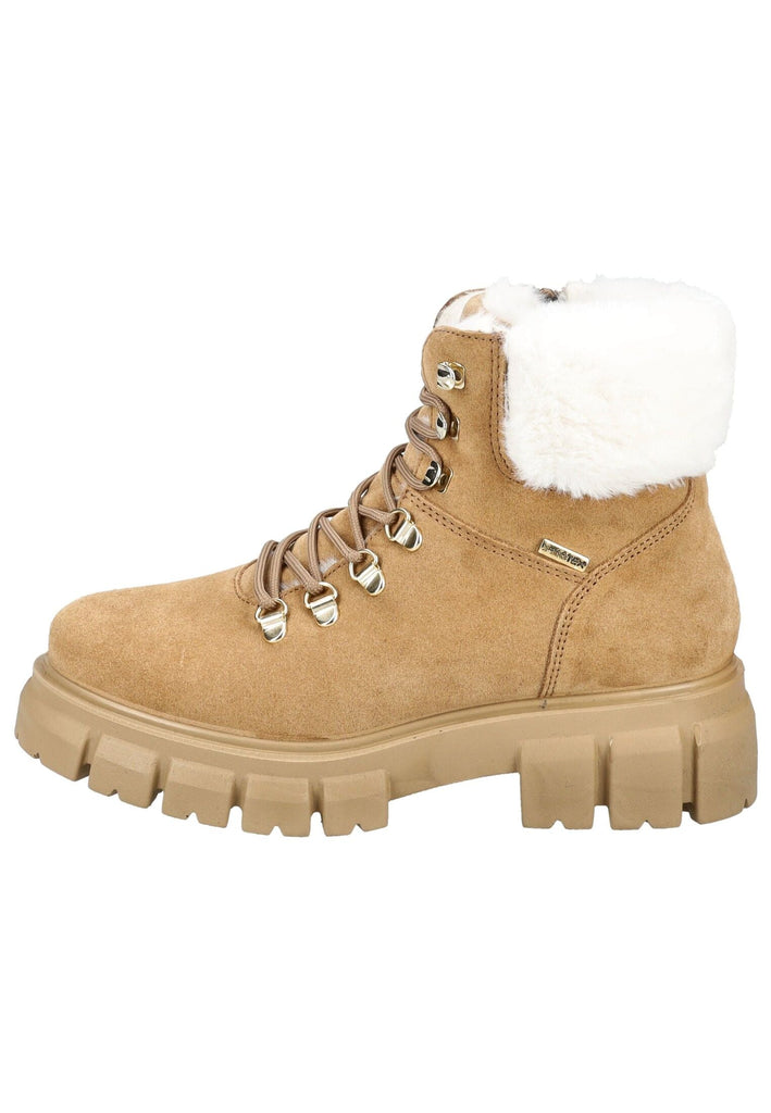 Stiefeletten IMAC Stiefelette Veloursleder Caramel Warmfutter