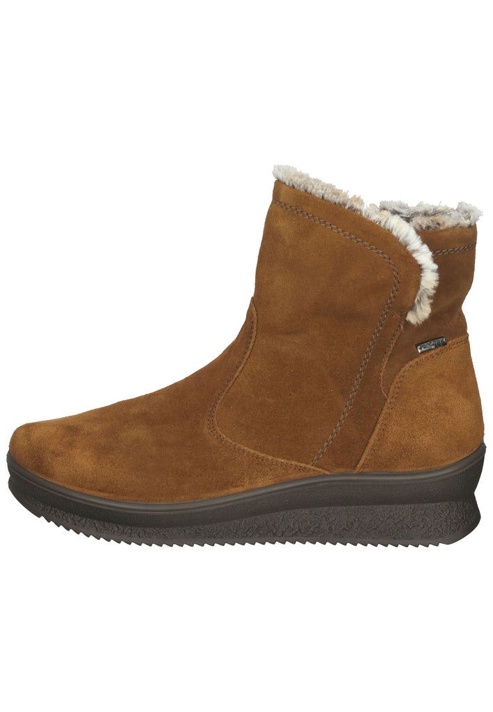 Stiefeletten IMAC Stiefelette Veloursleder Cognac Warmfutter