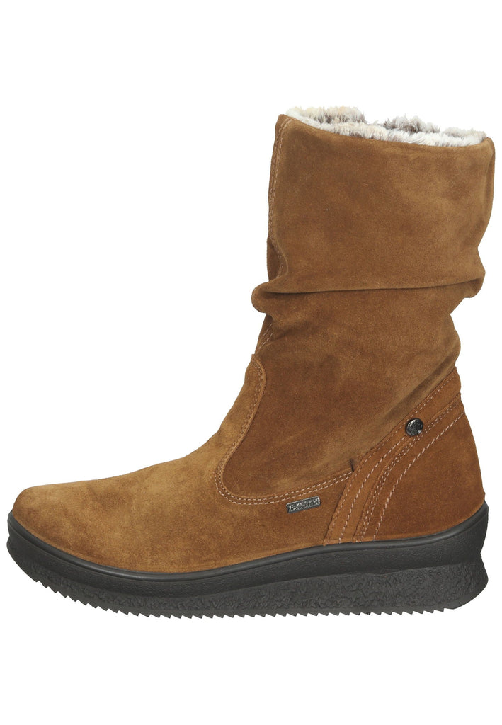 Stiefeletten IMAC Stiefelette Veloursleder Cognac Warmfutter