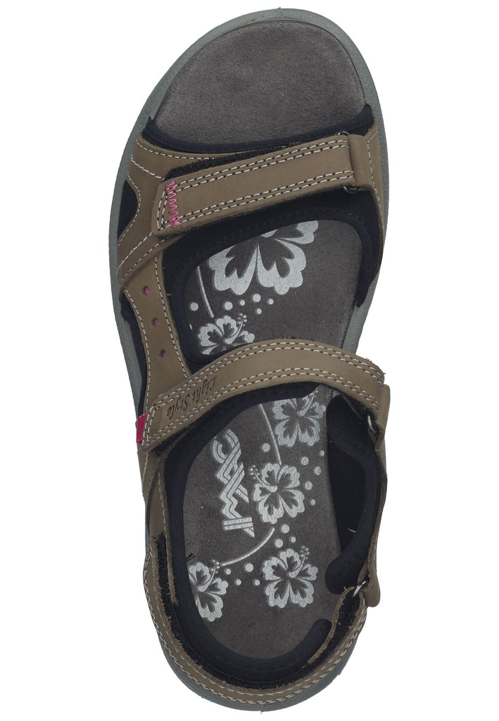 IMAC Wanderschuhe Leder Beige/Schwarz