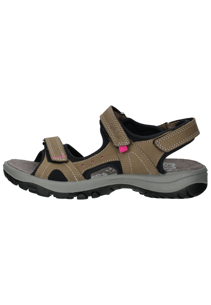 IMAC Wanderschuhe Leder Beige/Schwarz