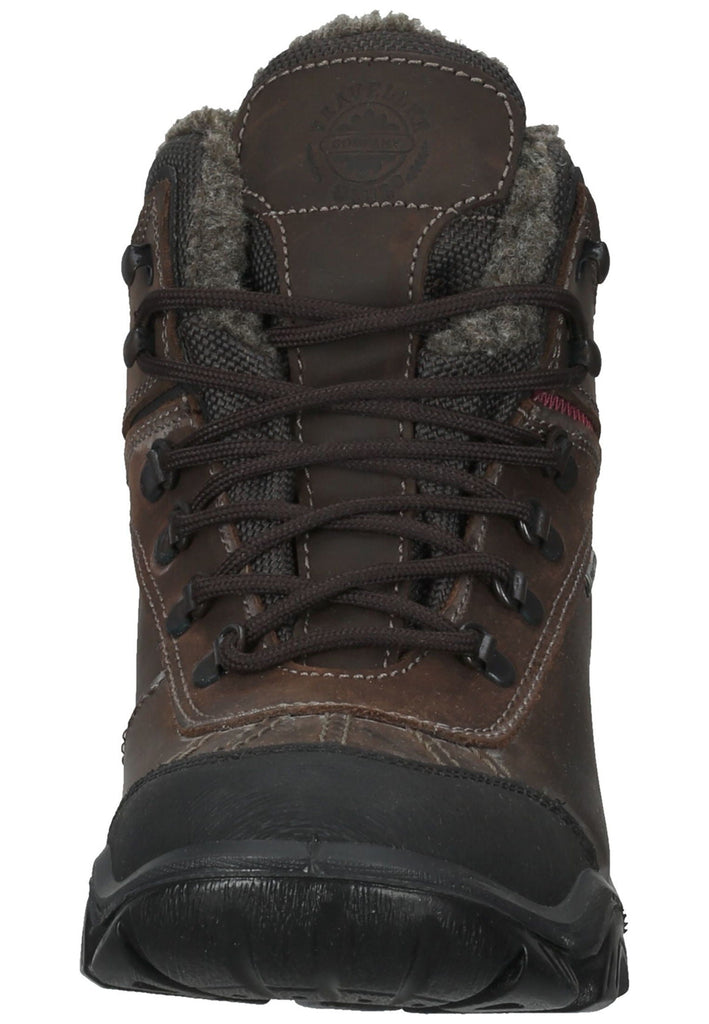 IMAC Wanderschuhe Leder Kaffee Warmfutter