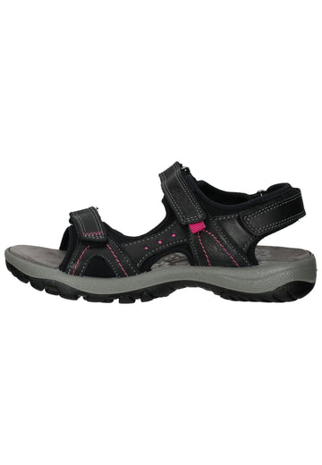 IMAC Wanderschuhe Leder Schwarz/Pink