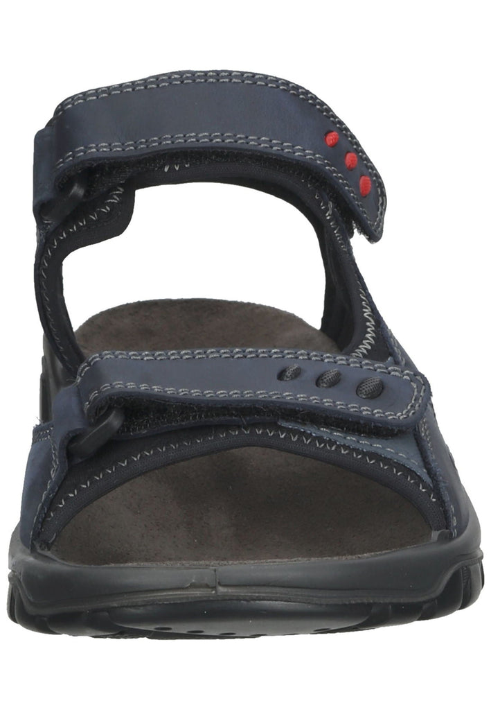IMAC Wanderschuhe Nubukleder Blau/Rot