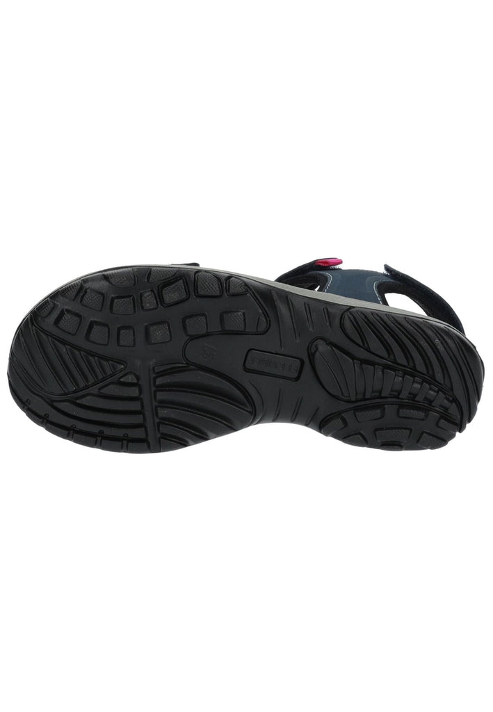 IMAC Wanderschuhe Nubukleder Blau/Schwarz