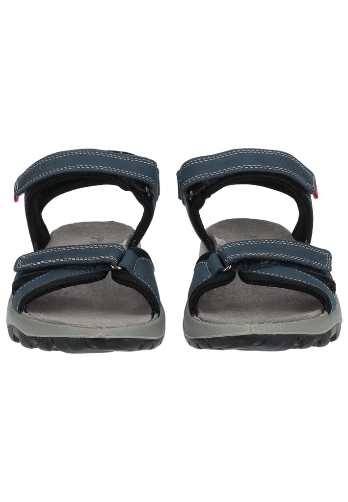 IMAC Wanderschuhe Nubukleder Blau/Schwarz