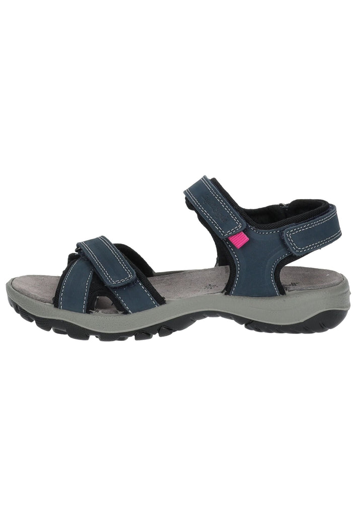 IMAC Wanderschuhe Nubukleder Blau/Schwarz