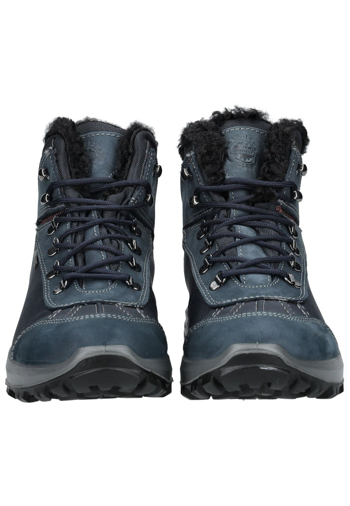 IMAC Wanderschuhe Nubukleder Dunkelblau Warmfutter
