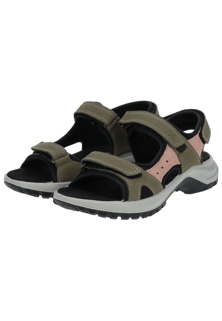 IMAC Wanderschuhe Nubukleder Grün/Beige