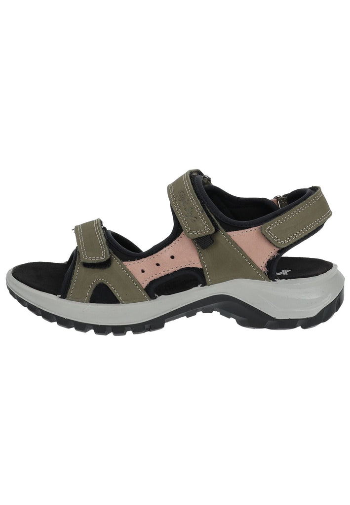 IMAC Wanderschuhe Nubukleder Grün/Beige