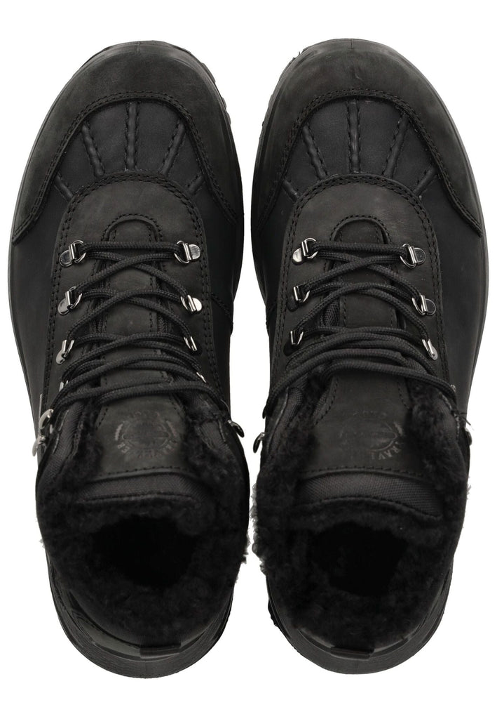IMAC Wanderschuhe Nubukleder Schwarz Warmfutter