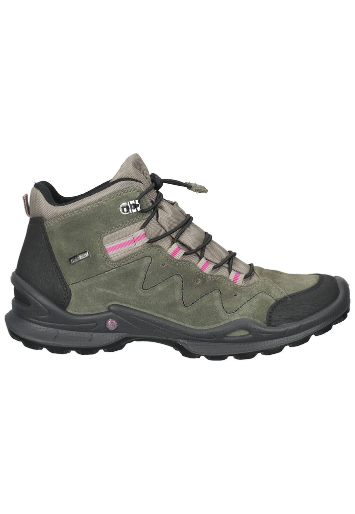 IMAC Wanderschuhe Veloursleder Schwarz/Grün