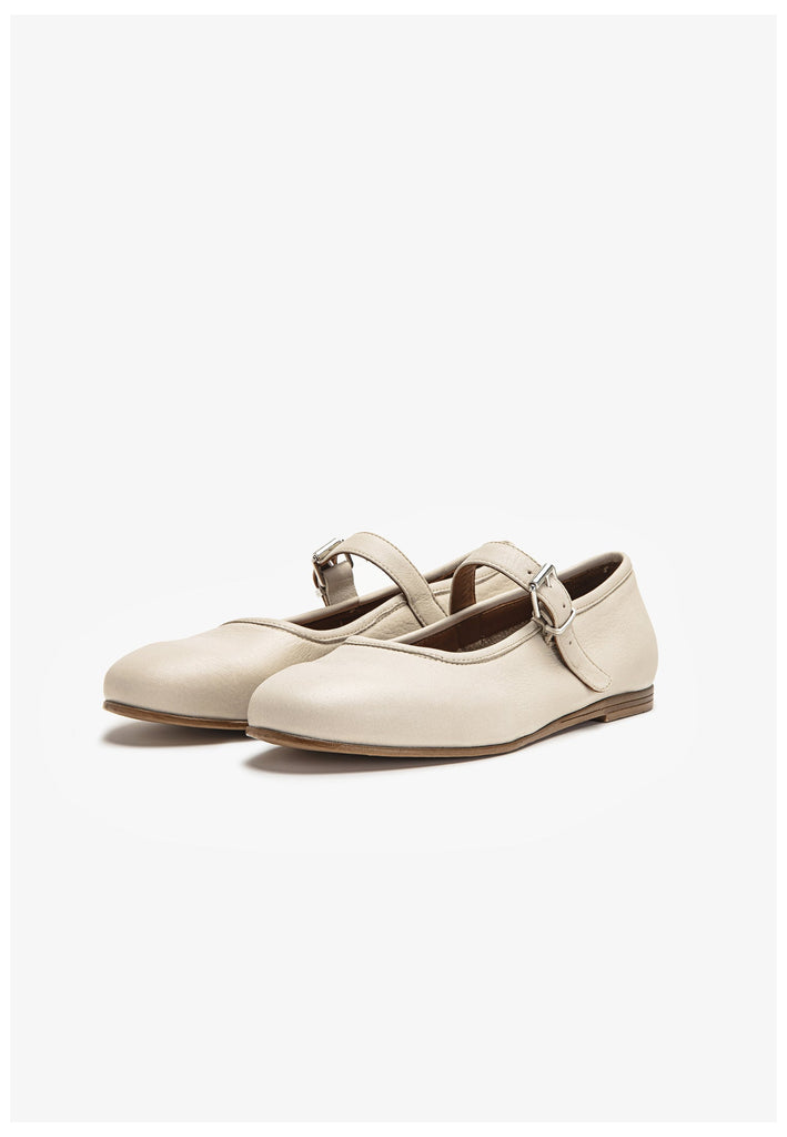 Inuovo Ballerinas Leder Beige
